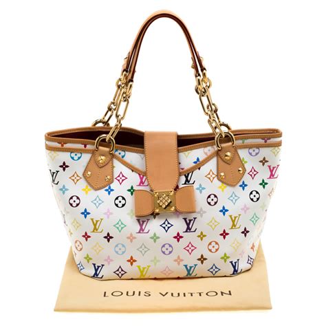 louis vuitton white multicolor monogram bag|Louis Vuitton multicolor collection.